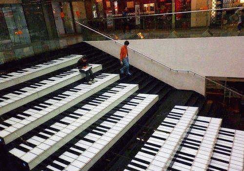 bellissima scalinata musicale